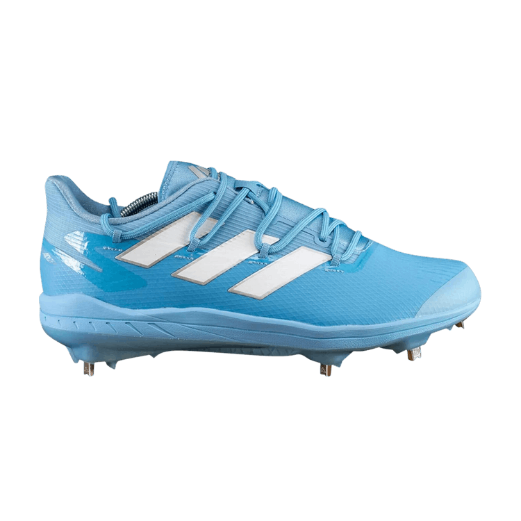 Adidas Adizero Afterburner 8 'Team Light Blue' — Team Light Blue/Footwear White/Silver Metallic