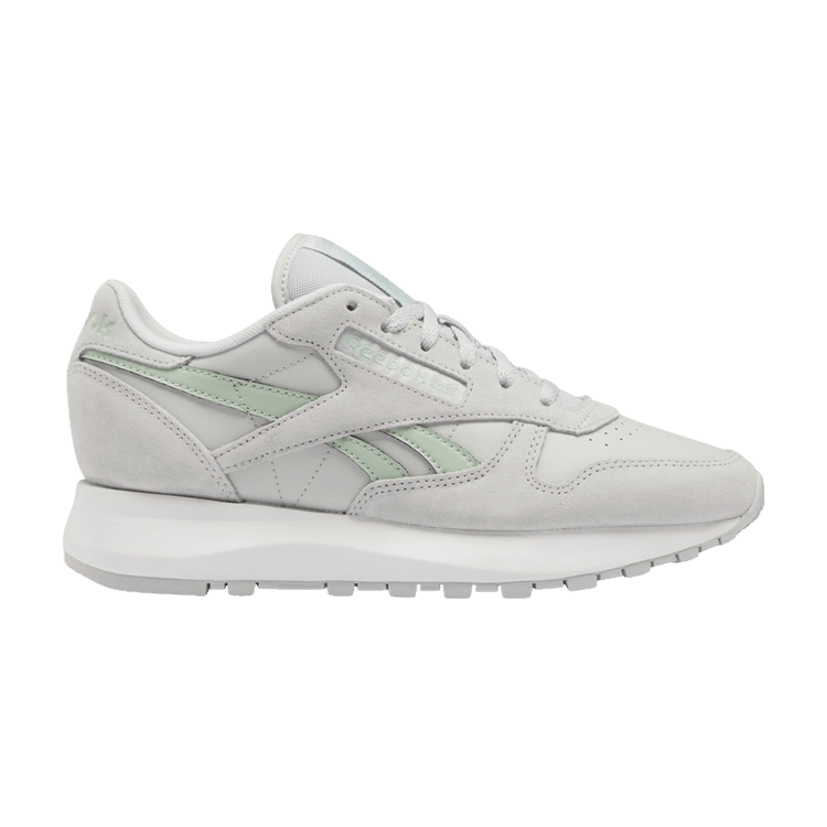 Reebok Wmns Classic Leather SP 'Pure Grey Light Sage' — Pure Grey 2/Pure Grey 2/Light Sage
