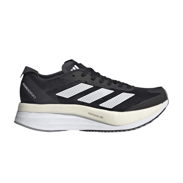 adidas Wmns Adizero Boston 11 'Black White' — Core Black/Cloud White/Grey Three