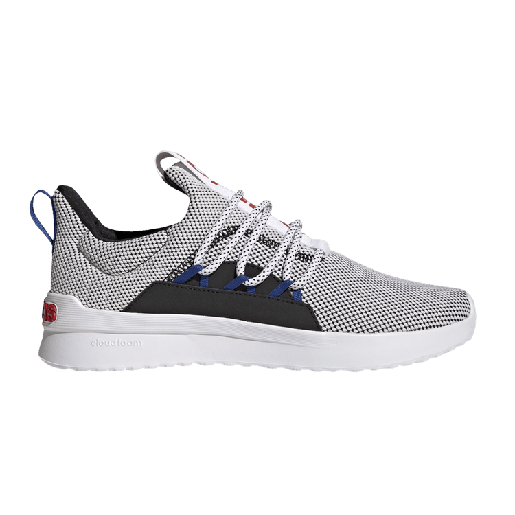 Adidas Lite Racer Adapt 5.0 'White Black Vivid Red' — Cloud White/Core Black/Vivid Red