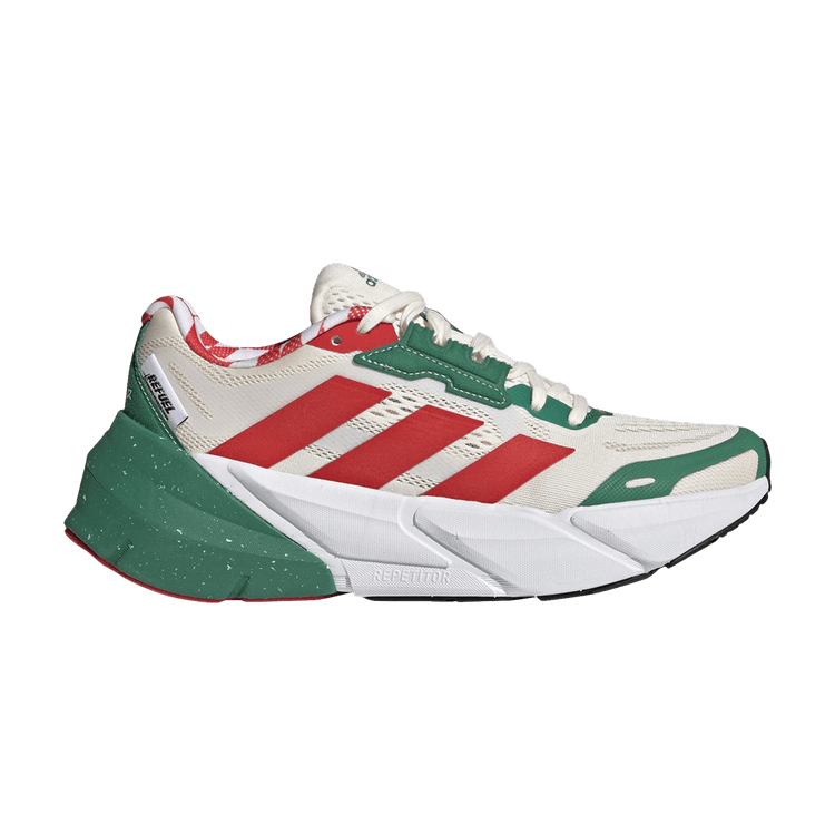 Adidas Wmns Adistar 1 'Refuel' — Chalk White/Vivid Red/Bold Green