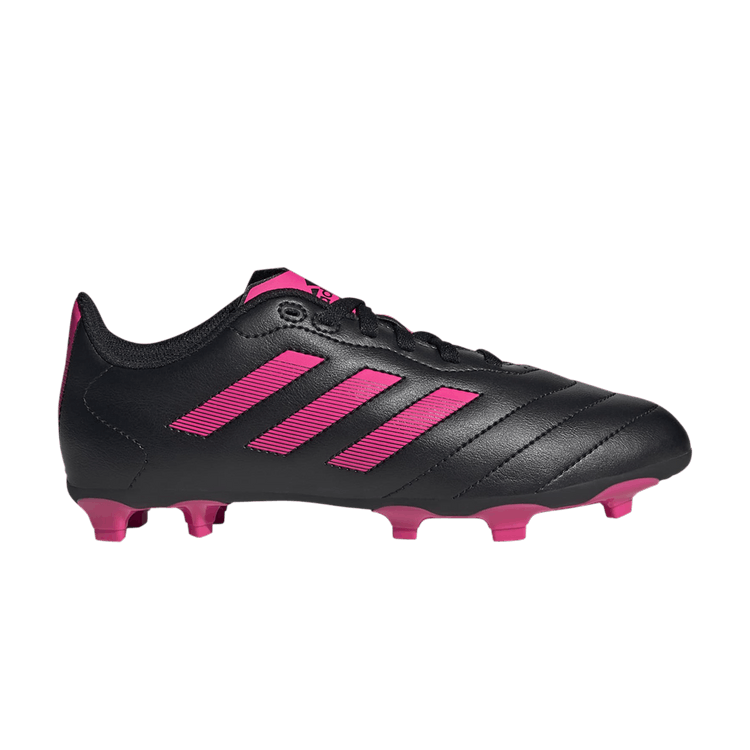 Adidas Goletto 8 FG K 'Black Shock Pink' — Core Black/Team Shock Pink/Core Black