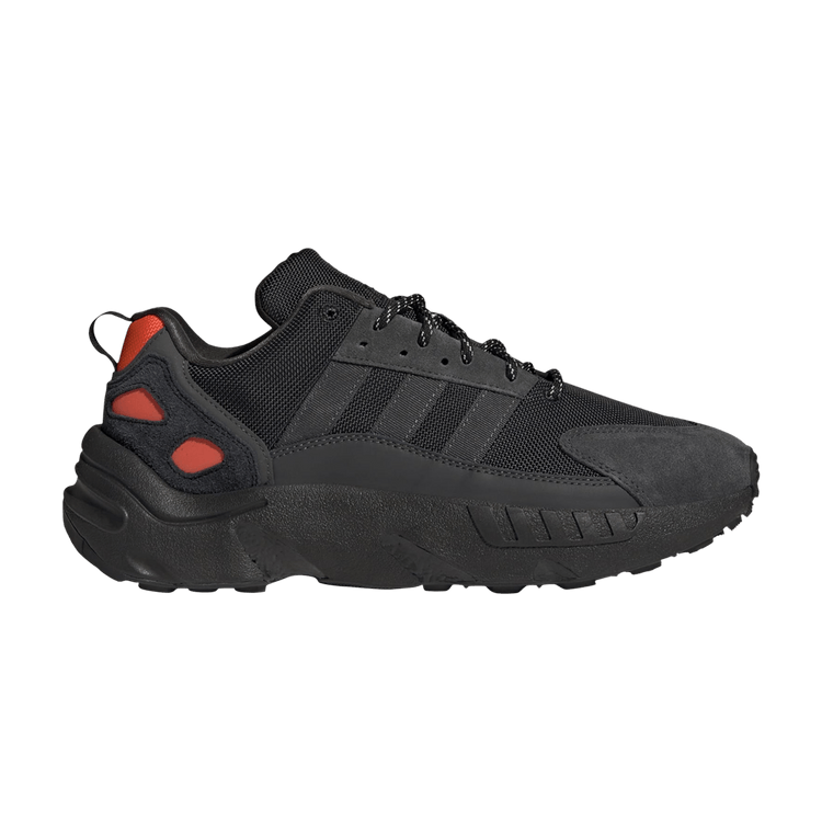 Adidas ZX 22 Boost 'Black Solar Red' — Core Black/Carbon/Solar Red