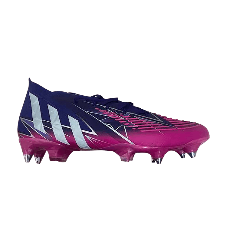 Adidas Predator Edge.1 SG 'UEFA Champions League' — Team College Purple/Silver Metallic/Team Shock Pink
