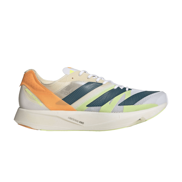 Adidas Adizero Takumi Sen 8 'White Real Teal' — Cloud White/Real Teal/Flash Orange