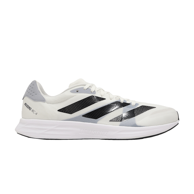 Adidas Adizero RC 4 'White Halo Silver' — Cloud White/Core Black/Halo Silver
