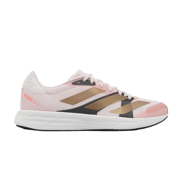 Adidas Wmns Adizero RC 4 'Almost Pink Copper Metallic' — Almost Pink/Copper Metallic/Gray Six