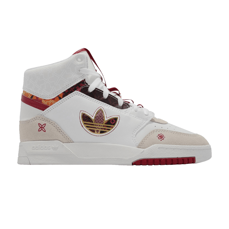 Adidas Drop Step XL 'Chinese New Year' — Footwear White/Metallic Gold/Rich Red