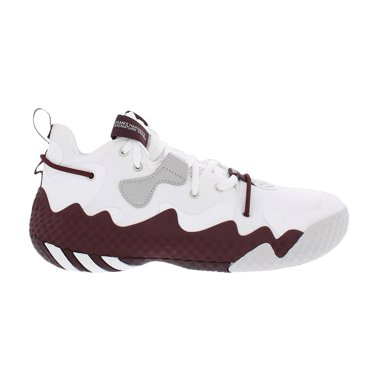 Adidas Harden Vol. 6 'White Maroon' — Footwear White/Team Maroon/Team Light Grey