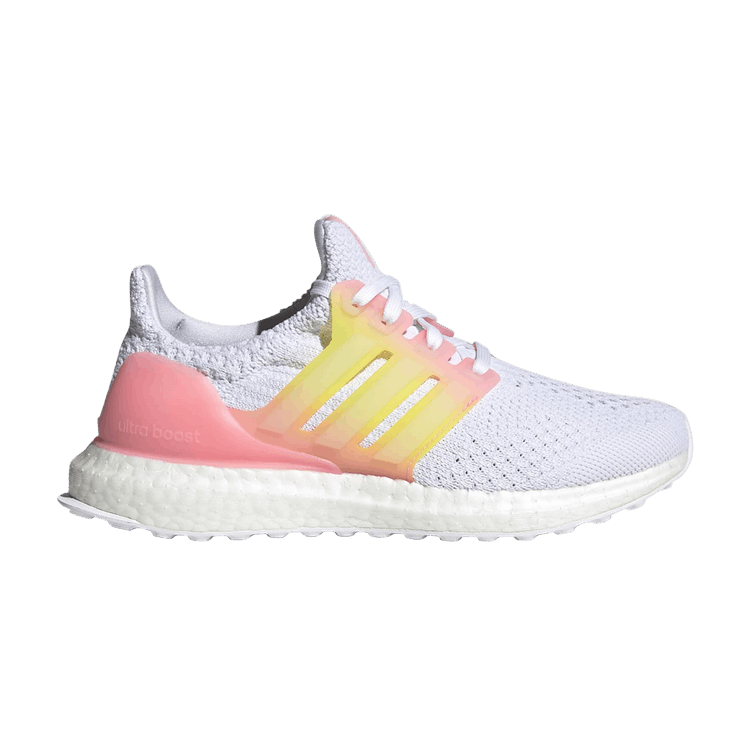 adidas UltraBoost 5.0 DNA J 'White Beam Pink' — Cloud White/Cloud White/Beam Pink