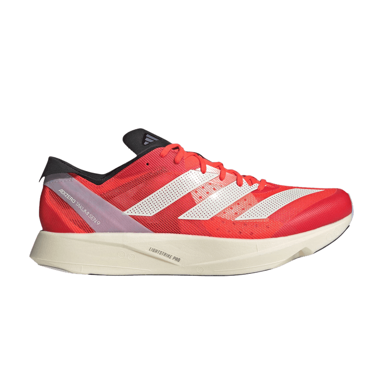 adidas Adizero Takumi Sen 9 'Solar Red' — Solar Red/Zero Metallic/Coral Fusion
