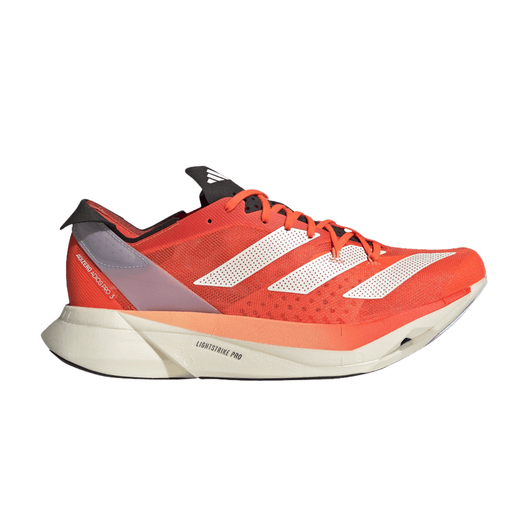 adidas Adizero Adios Pro 3 'Solar Red' — Solar Red/Zero Metallic/Coral Fusion