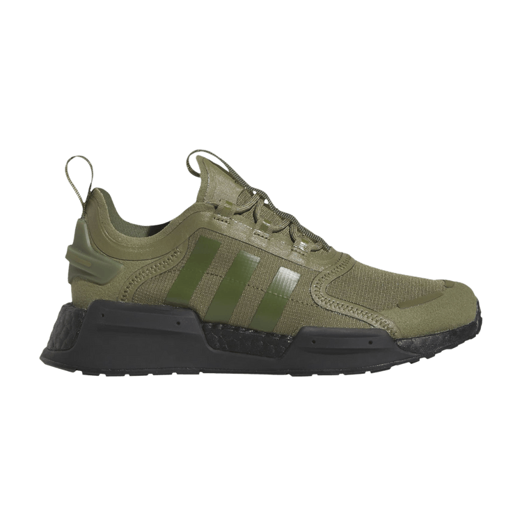 Adidas NMD_V3 J 'Focus Olive' — Focus Olive F21/Focus Olive F21/Core Black