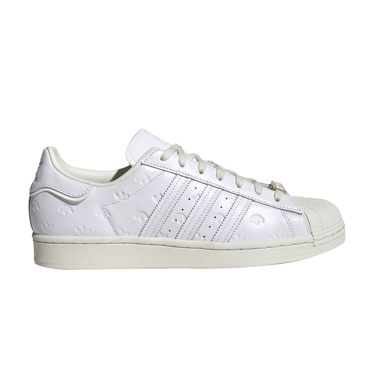 adidas Superstar 'Allover Debossed Trefoils - White' — Cloud White/Cloud White/Off White