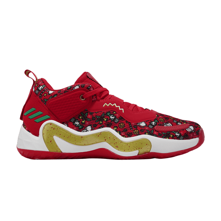 adidas D.O.N. Issue #3 GCA 'Christmas' — Vivid Red/Team Green/Cloud White