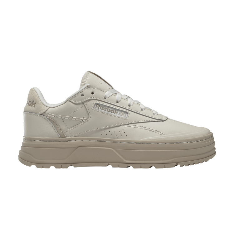 Reebok Wmns Club C Double Geo 'Stucco' — Stucco/Stucco/Modern Beige