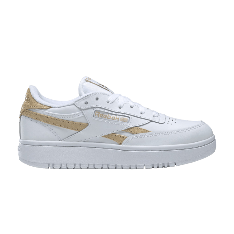 Reebok Wmns Club C Double Revenge 'White Sahara' — Footwear White/Footwear White/Sahara