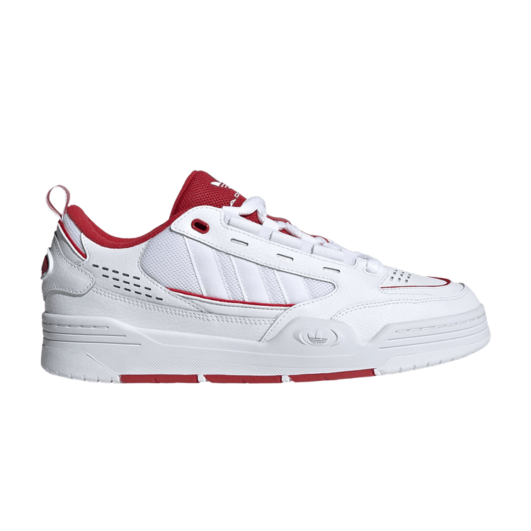 Adidas ADI2000 'White Collegiate Red' — Cloud White/Cloud White/Collegiate Red