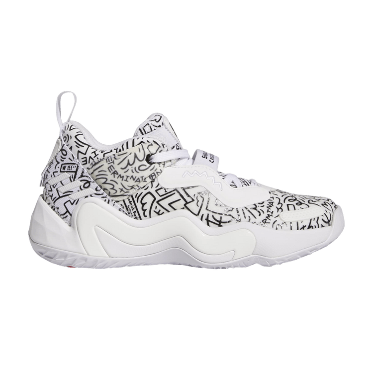 Adidas D.O.N. Issue #3 J 'Creativity' — Cloud White/Core Black/Vivid Red