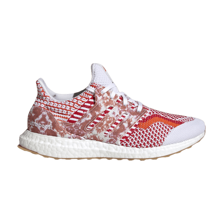 Adidas Wmns UltraBoost 5.0 'Cloud White Scarlet' — Cloud White/Cloud White/Scarlet