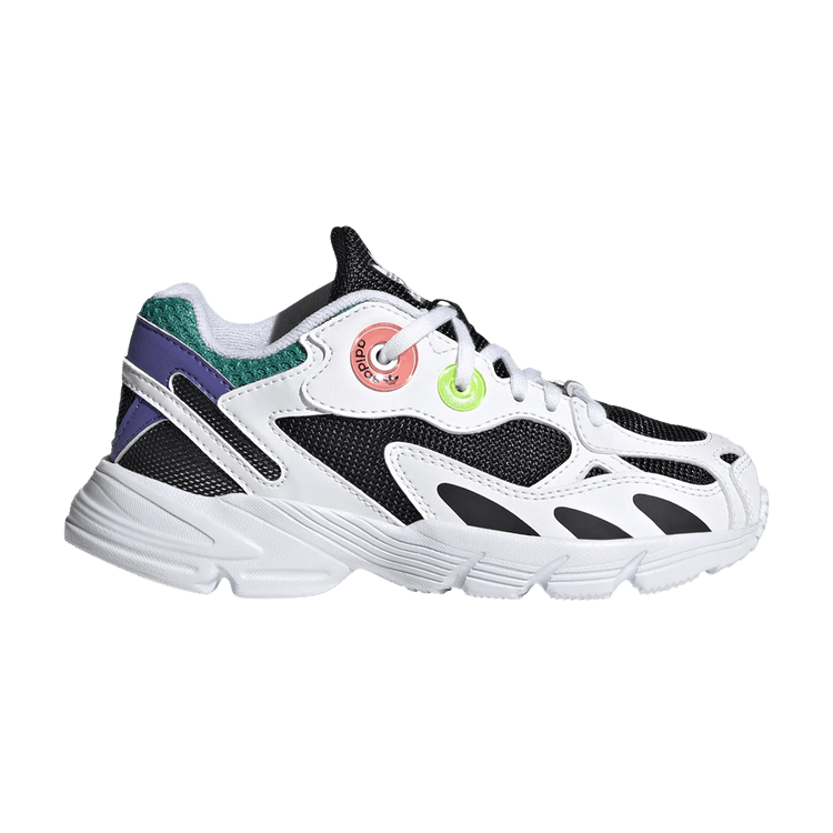 Adidas Astir J 'Multi' — Cloud White/Core Black/Acid Red