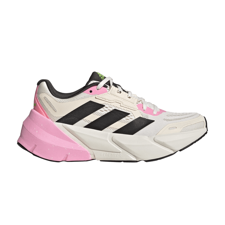 Adidas Wmns Adistar 'White Black Pink' — Cloud White/Core Black/Solar Green