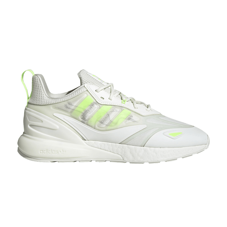 Adidas ZX 2K Boost 2.0 'Stork' — White Tint/Signal Green/Grey Two