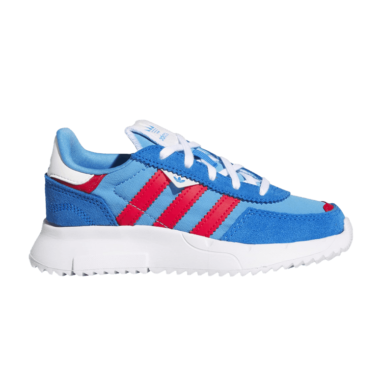 Adidas Retropy F2 Little Kid 'App Sky Rush Vivid Red' — App Sky Rush/Vivid Red/Blue Rush