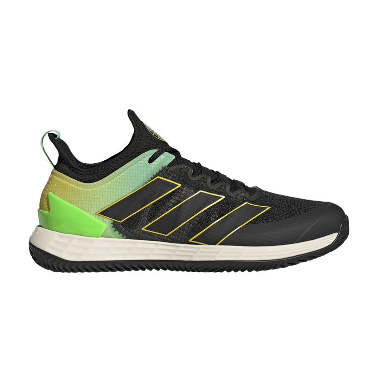 Adidas Adizero Ubersonic 4 Clay Court 'End Plastic Waste' — Core Black/Core Black/Beam Yellow