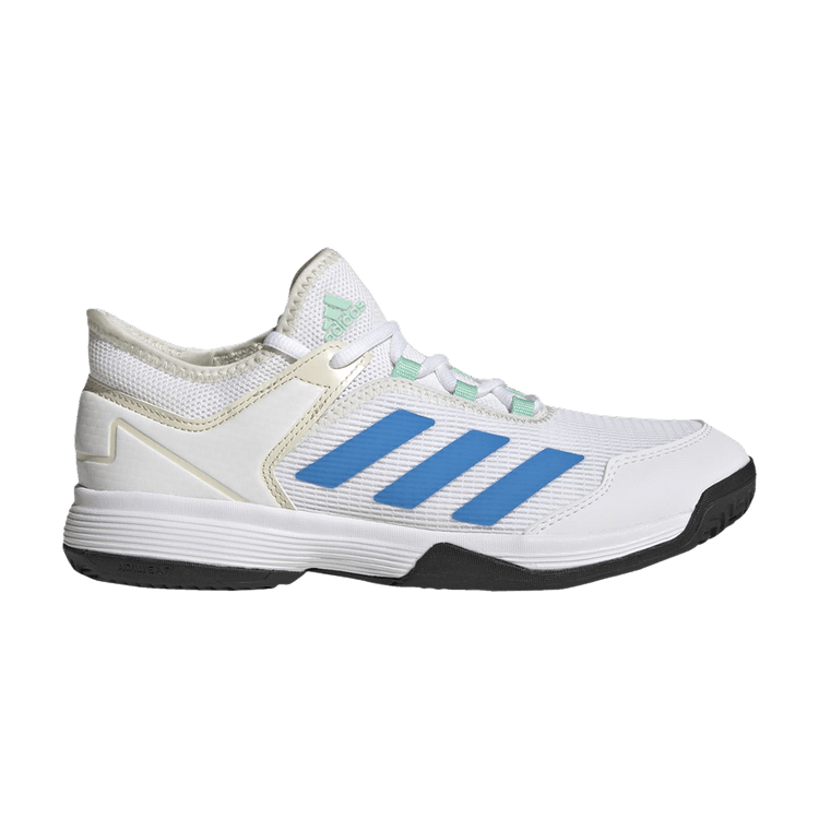 Adidas Adizero Ubersonic 4 J 'White Pulse Blue' — Cloud White/Pulse Blue/Core Black