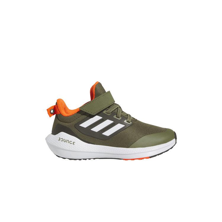 Adidas EQ21 Run 2.0 J 'Focus Olive Orange' — Focus Olive/Cloud White/Shadow Olive