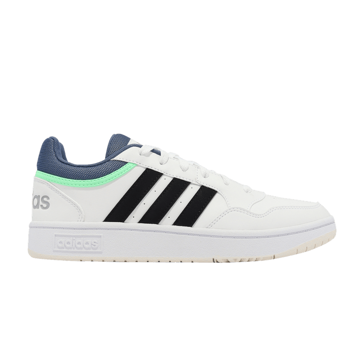 Adidas Hoops 3.0 Low 'Classic Vintage - White Blue Mint' — Cloud White/Core Black/Wonder White