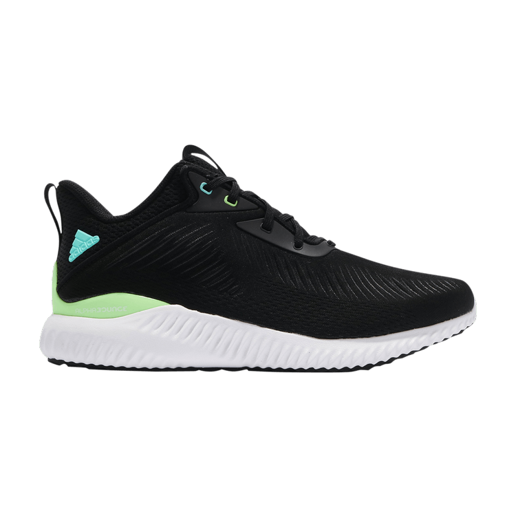 Adidas Alphabounce EK 'Black Acid Mint' — Core Black/Acid Mint/Clear Mint