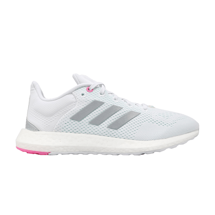 Adidas Wmns PureBoost 21 'White Silver Mint' — Footwear White/Silver Metallic/Clear Mint