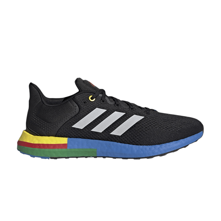 Adidas PureBoost 21 'Black Multi' — Core Black/Cloud White/Red