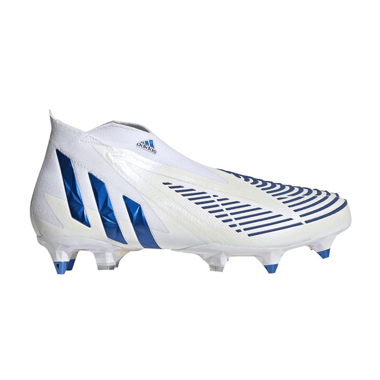 Adidas Predator Edge+ SG 'Diamond Edge Pack' — Cloud White/Hi-Res Blue/Cloud White