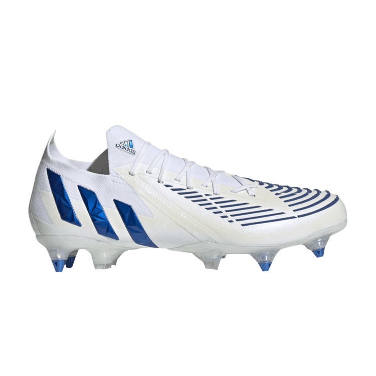 Adidas Predator Edge.1 Low SG 'Diamond Edge Pack' — Cloud White/Hi-Res Blue/Cloud White