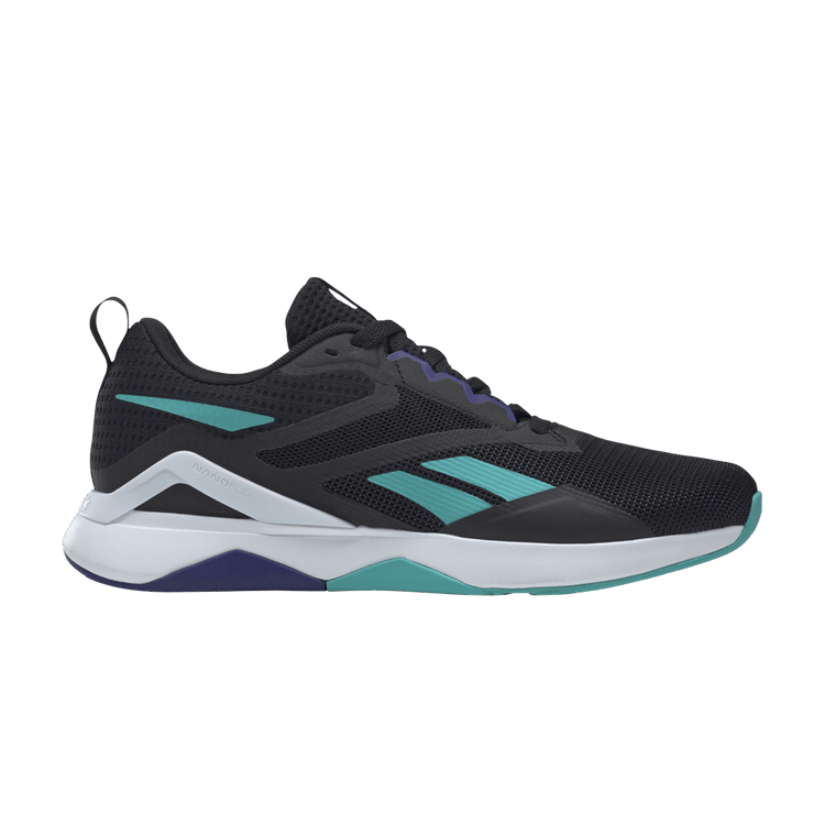 Reebok Nanoflex TR 2.0 'Black Classic Teal Purple' — Core Black/Pure Grey/Classic Teal