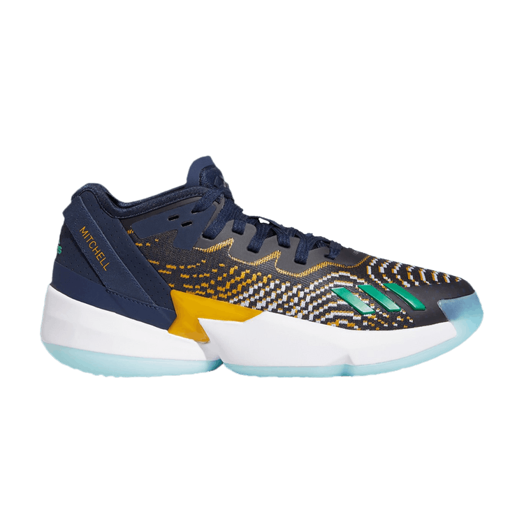 Adidas D.O.N. Issue #4 'Utah Jazz' — Team Navy/Team Green/Team Collegiate Gold
