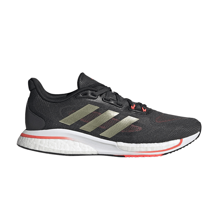 Adidas Wmns Supernova+ 'Carbon Turbo' — Carbon/Sandy Beige Metallic/Turbo