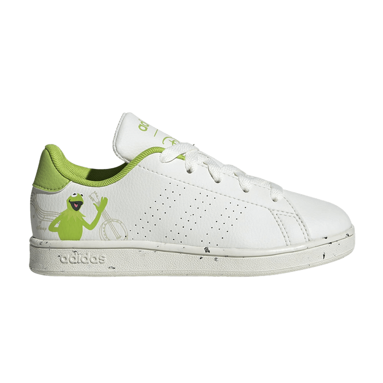 The Muppets x adidas Advantage J 'Kermit The Frog' — Off White/Still Green/Cloud White