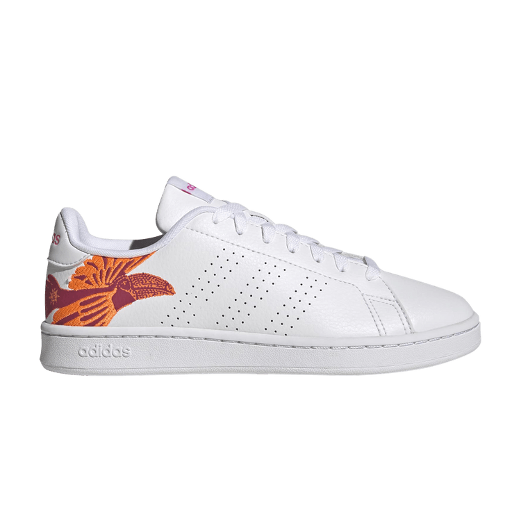 FARM Rio x adidas Wmns Advantage Court 'White Screaming Pink' — Cloud White/Screaming Pink/Cloud White