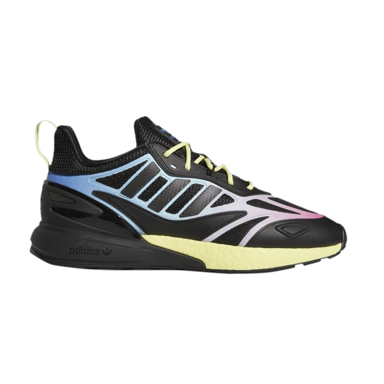 adidas ZX 2K Boost 2.0 'Black Multi Gradient' — Core Black/Pulse Yellow/Sonic Ink