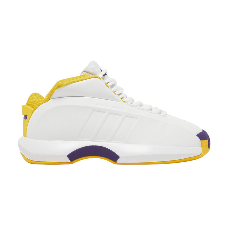 Adidas Crazy 1 'Lakers Home' Sample — Footwear White/Sunshine/Court Purple