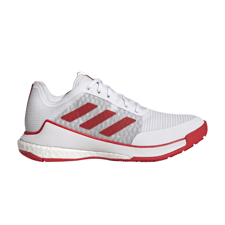 Adidas Wmns Crazyflight 'White Vivid Red' — Cloud White/Vivid Red/Vivid Red