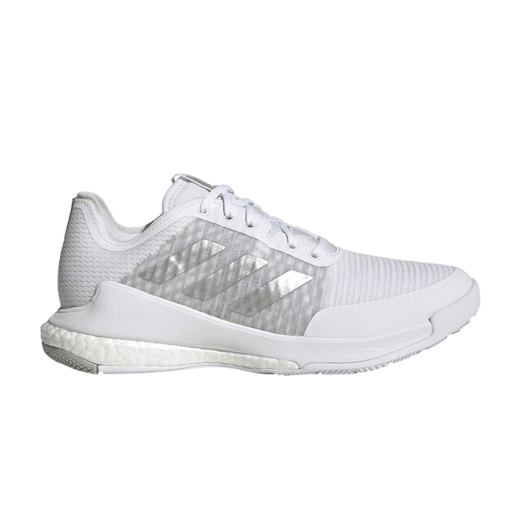 adidas Wmns Crazyflight 'White Silver Metallic' — Cloud White/Silver Metallic/Grey Two
