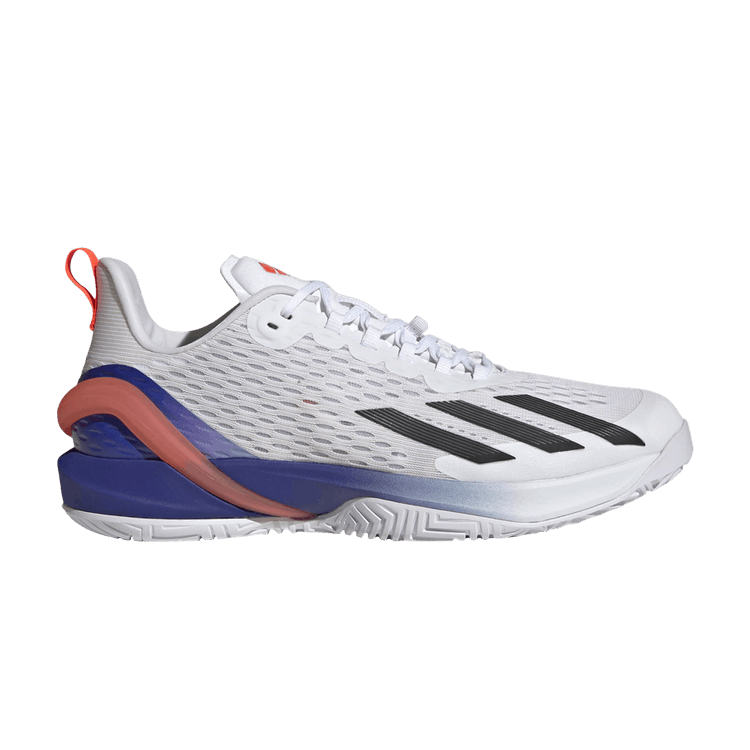 Adidas Adizero Cybersonic 'White Blue Solar Red' — Cloud White/Core Black/Solar Red
