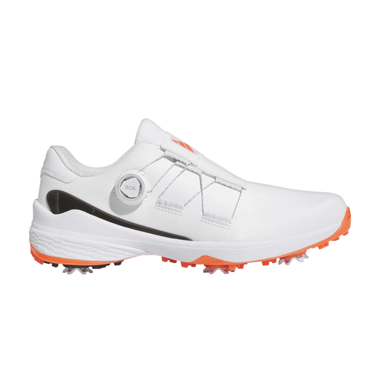 Adidas ZG23 BOA Golf 'White Semi Solar Red' — Cloud White/Core Black/Semi Solar Red