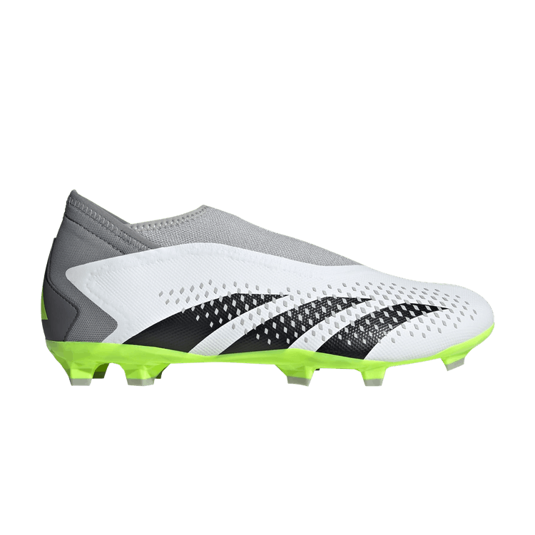Adidas Predator Accuracy.3 Laceless FG 'Crazyrush Pack' — Cloud White/Core Black/Lucid Lemon