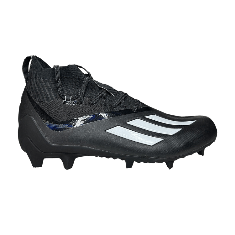 Adidas Adizero Primeknit Cleats 'Black White' — Black White